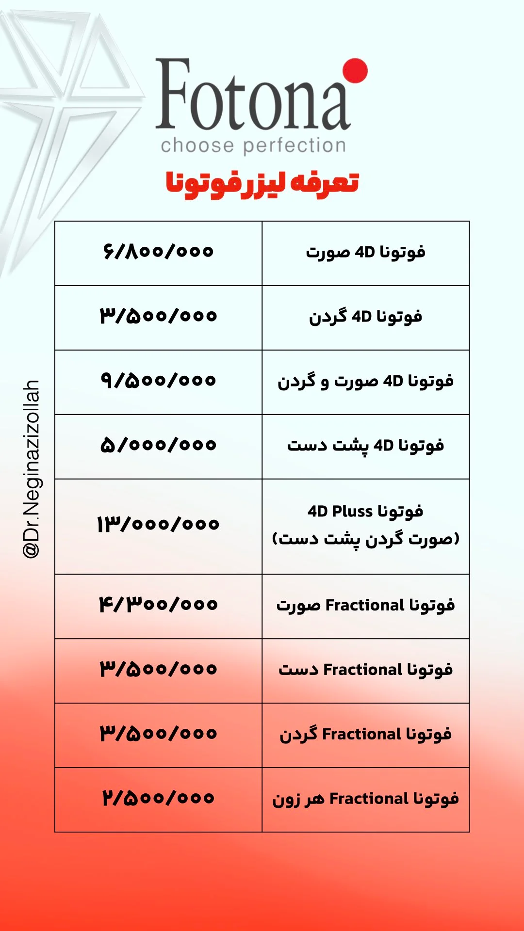 تعرقه لیزر فوتونا