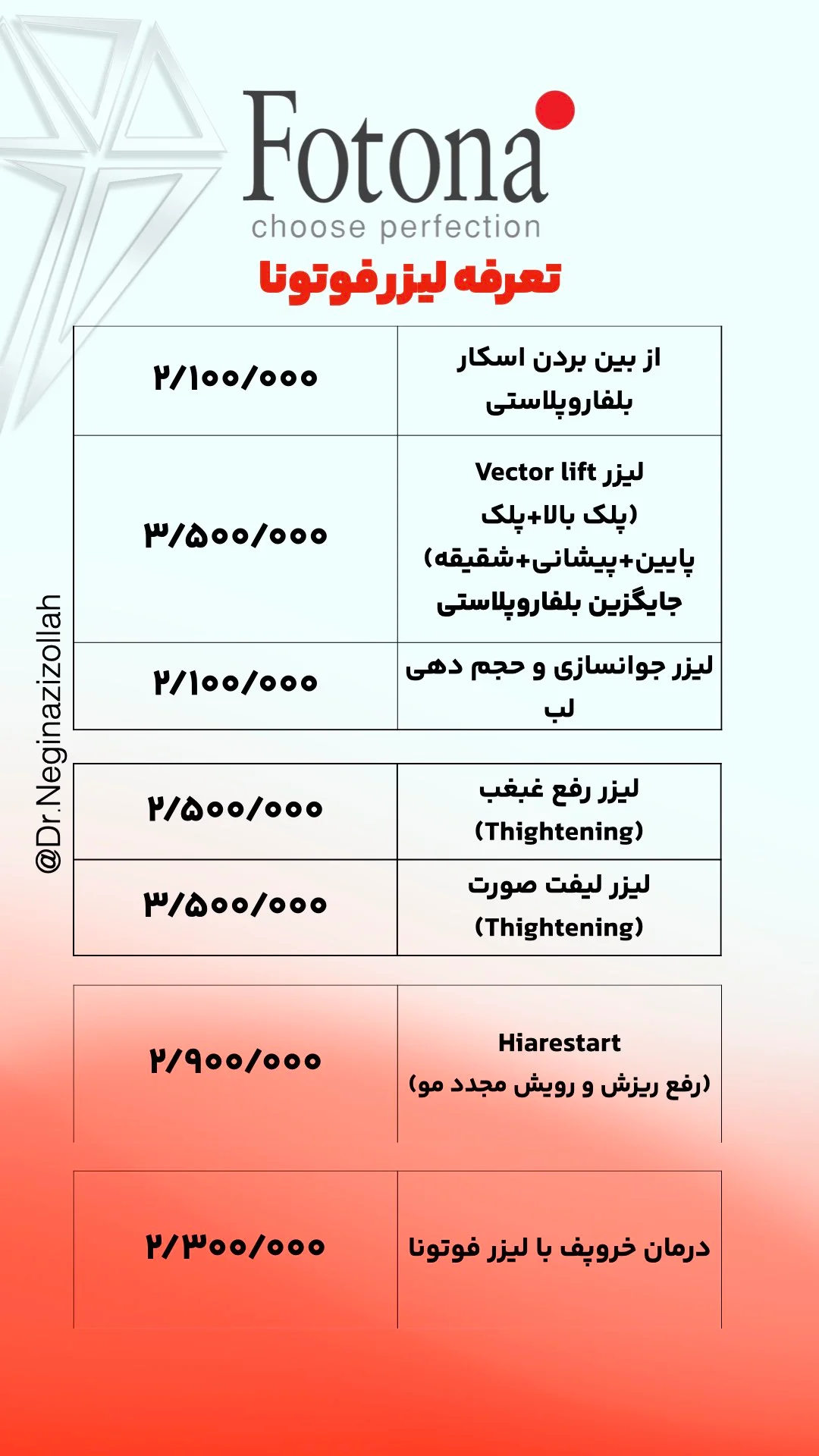 تعرقه لیزر فوتونا